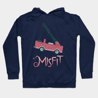 Misfit - Pink Fire Engine Hoodie